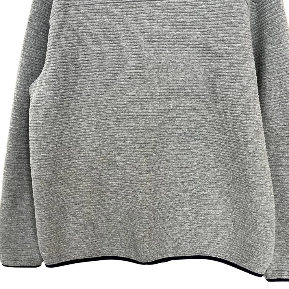 Gerry Pullover Sweater Mens XXL Gray Blue Mock Neck Ribbed Cabin Snow Casual